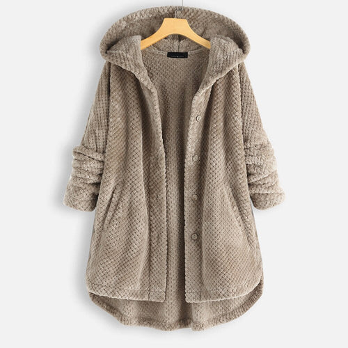 Oversized jas met capuchon voor dames - Arabella