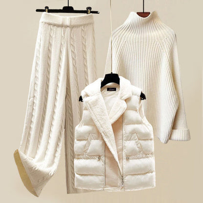 WinterWhite Elegant Ensemble | Driedelig Setje