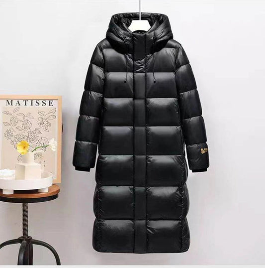 Black Mystique™ Lange Donsjas - Puffer