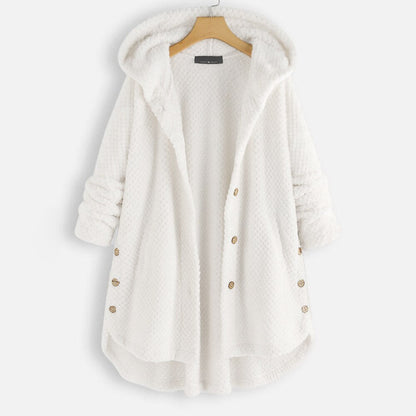 Oversized jas met capuchon voor dames - Arabella