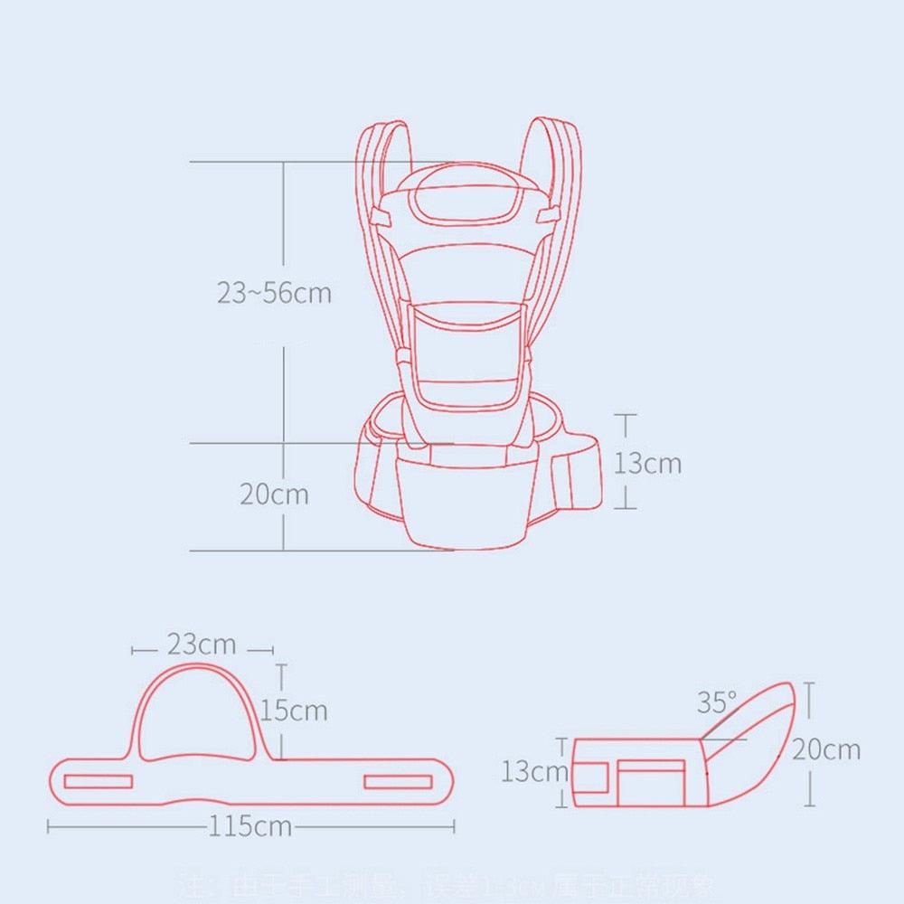 Ergonomische draagzak