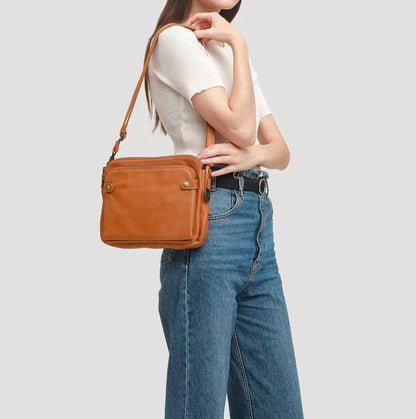 Jacqueline | Lederen crossbody damestas